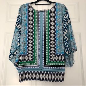 Chico’s Print Top (Size 2)